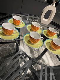 Set 6 tazzine da caffè vintage tognana