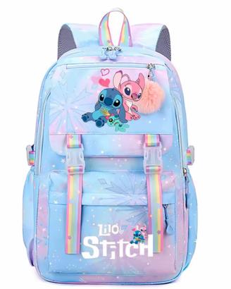 Zaino Stitch & Angel 45x30x21cm 💙💖