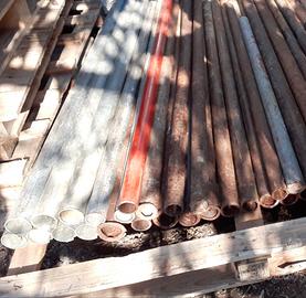 Pali di ferro recinzione - pali quadrati e rotondi