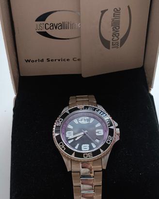 Orologio Uomo Just Cavalli Time Acciaio Diver Nero