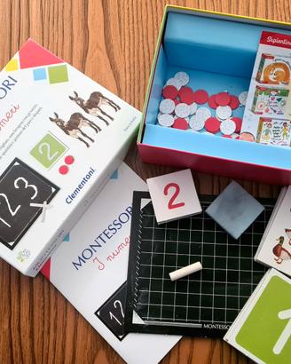 Gioco  Montessori - I numeri della Clementoni