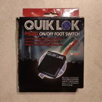 Switchfoot pedale on/off per chitarra, basso, etc