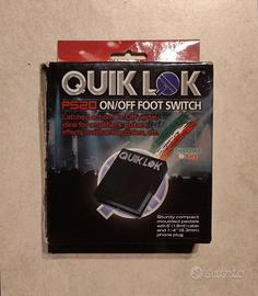 Switchfoot pedale on/off per chitarra, basso, etc