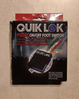 Switchfoot pedale on/off per chitarra, basso, etc