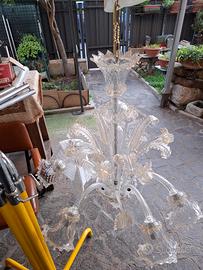 lampafario a 6 luci murano