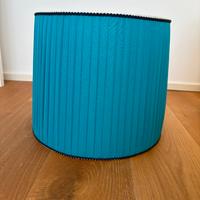 Paralume artigianale Made in Italy turchese