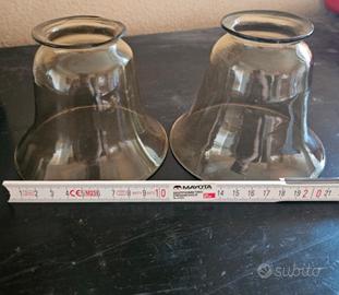 Coppia di paralumi vintage 