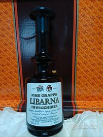 grappa libarna invecchiata bottiglia da collezione