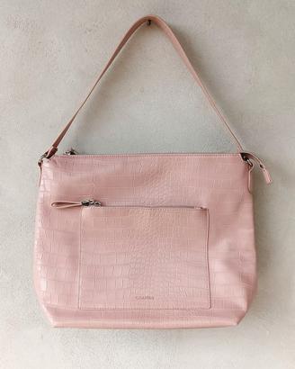 Borsa a spalla per donna Carpisa, rosa