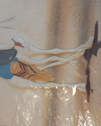 Quadro artigianato Algerino, Tuareg su cammello