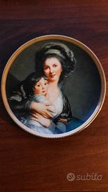 piatto decorativo Madame Vigée Lebrun et sa fille