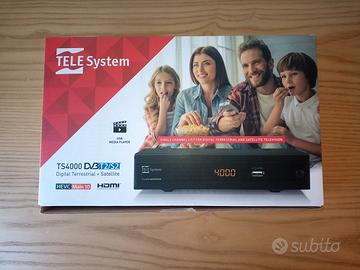 Decoder Telesystem TS4000 DVB T2/S2 (come nuovo)