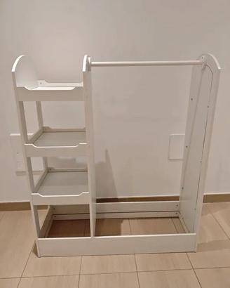Guardaroba Armadio Montessori in Legno per Cameret