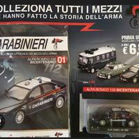 collezione completa modellini Arma dei carabinieri