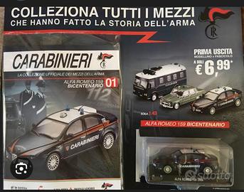 collezione completa modellini Arma dei carabinieri