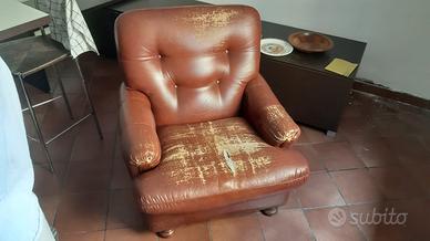 Grande e comoda poltrona da sistemare vintage '50