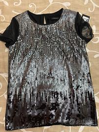 Maglia con paillettes