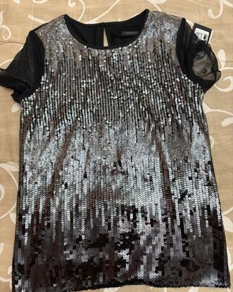 Maglia con paillettes