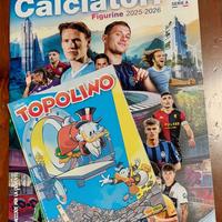Album con 618+6K+Topolino Calciatori Panini 25-26