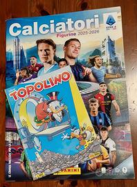 Album con 618+6K+Topolino Calciatori Panini 25-26