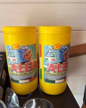Pastiglie  anti alghe per piscina