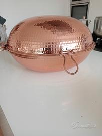 splendida pentola paella in rame