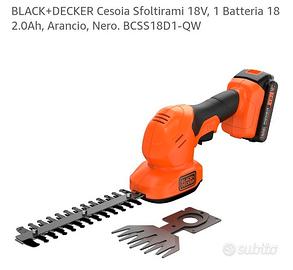 TAGLIA SIEPI A BATTERIA 18 VOLT BLACK & DECKER 