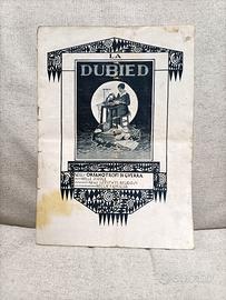 Raro Opuscolo Pubblicitario DUBIED (1926)