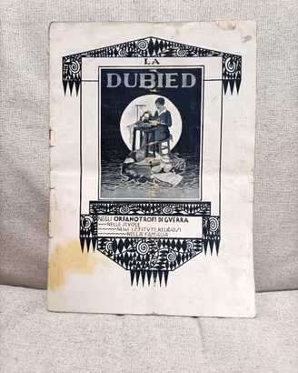 Raro Opuscolo Pubblicitario DUBIED (1926)