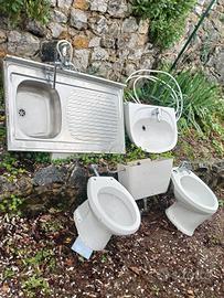 Igienici Sanitari Lavello Lavandino Water Bidet