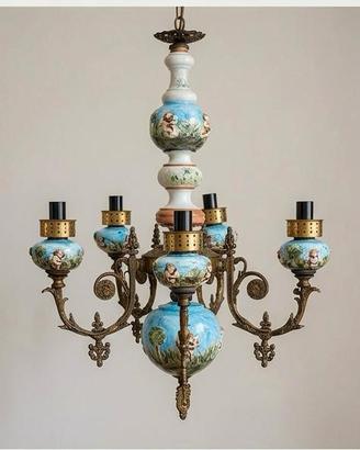 lampadario Capodimonte 