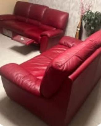 Divano in pelle natuzzi