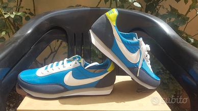 Nike nuove Elite Waffle vintage n"42  blu-gialle