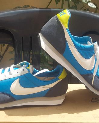 Nike nuove Elite Waffle vintage n"42  blu-gialle