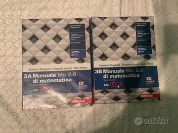 Manuale blu 2.0 di matematica 3A, 3B, 4A e 4B
