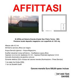 Deposito Magazzino Spese Incluse