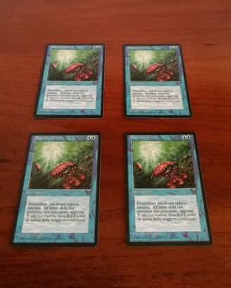 Mtg lotti carte blu vintage