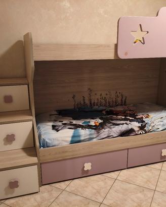 letto a castello + materasso