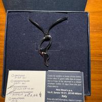 Collana Bliss (by Damiani) in acciaio con diamante