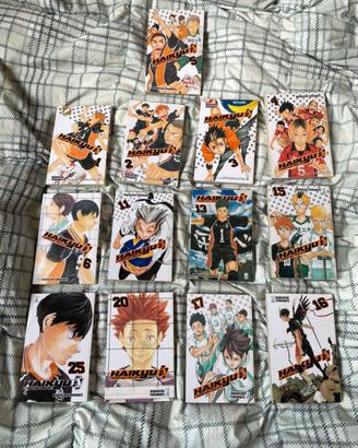 Haikyu volume 1-6, 11, 13, 15, 16, 17, 20, 25
