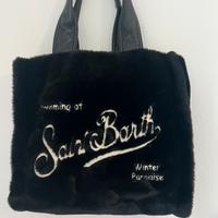 Borsa evo pelliccia Saint Barth