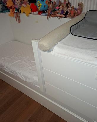 letto - culla - fasciatoio trasformabile 