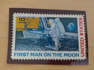 Cartolina First Man on the Moon