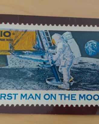 Cartolina First Man on the Moon