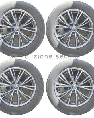 04 Cerchi E Gomme Alfa romeo stelvio 18p ORIGINALI