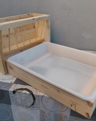 Lettiera + Fieniera Igienica per Conigli  Fieno Se