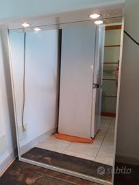 Specchio Bagno 110x80 con Alogene e presa 220