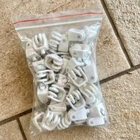 Puleggia binari tende scorrevoli pieghevoli