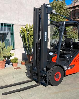 Carrello elevatore usato Linde H25D Evo triplex