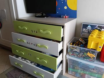 Cassettiera 4 cassetti